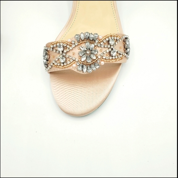 Betsey Johnson Mel heels, Champagne, NIB - Picture 5 of 9